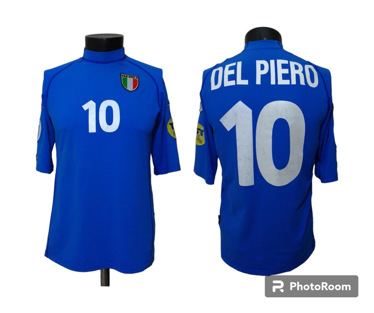 MAGLIA CALCIO MATCH WORN FABIO CANNAVARO Nazionale Italiana Europeo